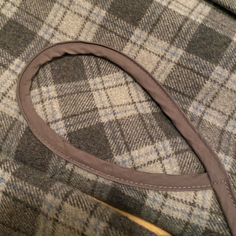Soia & Kyo Plaid Winter Coat with Fur Trim - Picture 5 of 8